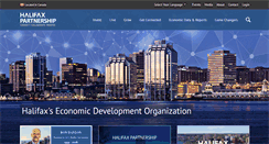 Desktop Screenshot of halifaxpartnership.com