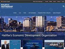 Tablet Screenshot of halifaxpartnership.com